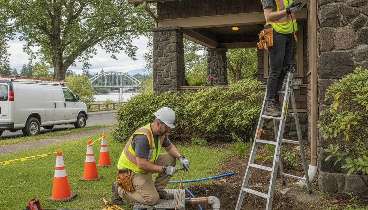 Portland, OR plumbing repair service for residential leaks, drain cleaning, and pipe fixes