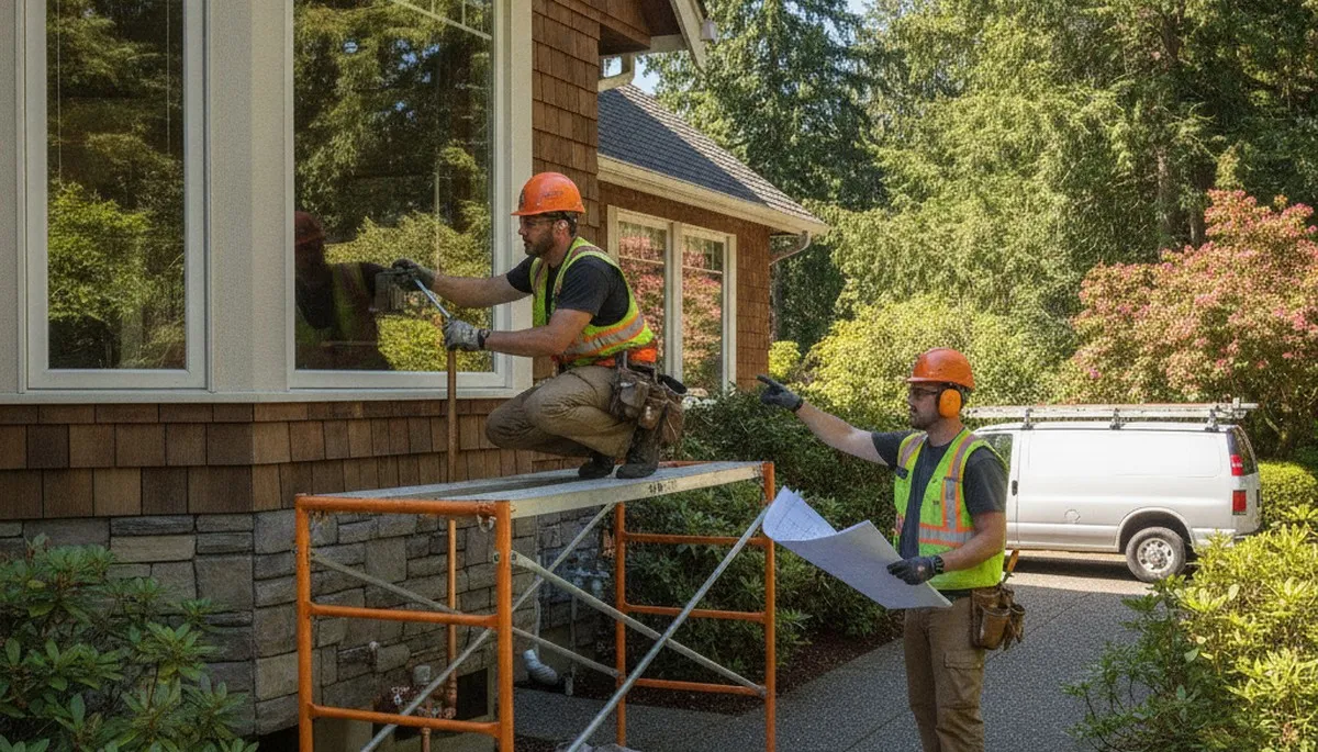 Portland, OR plumbing repair team servicing residential pipes and fixtures