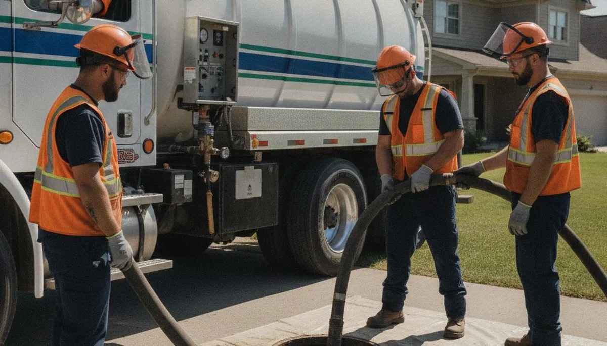 Portland, OR plumber providing septic pumping service for local homes
